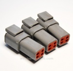 Deutsch DTM Series - 4-way Receptacle DTM Series