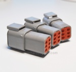 Deutsch DTM04-6P - 6-way Receptacle DTM Series